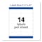 Avery Dennison Address Labels, 1-1/3x4, 14/Sh, PK3500 5962 - alternate 12